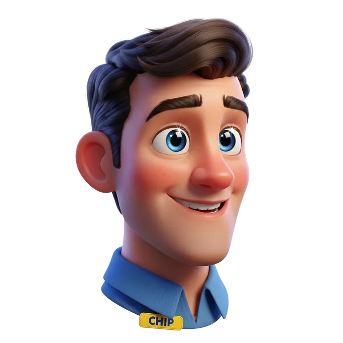 Chip the AI video store clerk
