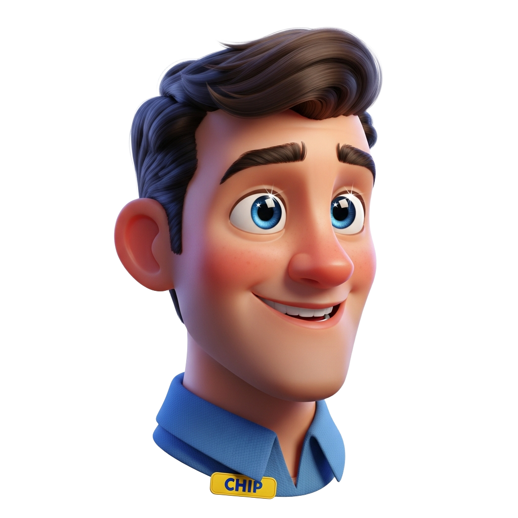 Chip the AI video store clerk